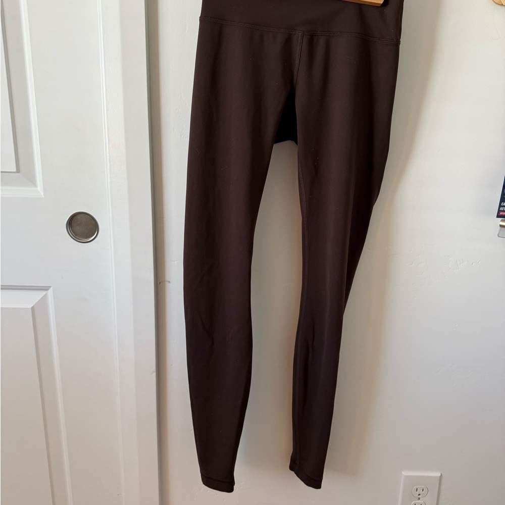 Lululemon Athletica Chocolate Brown Leggings wundertrain